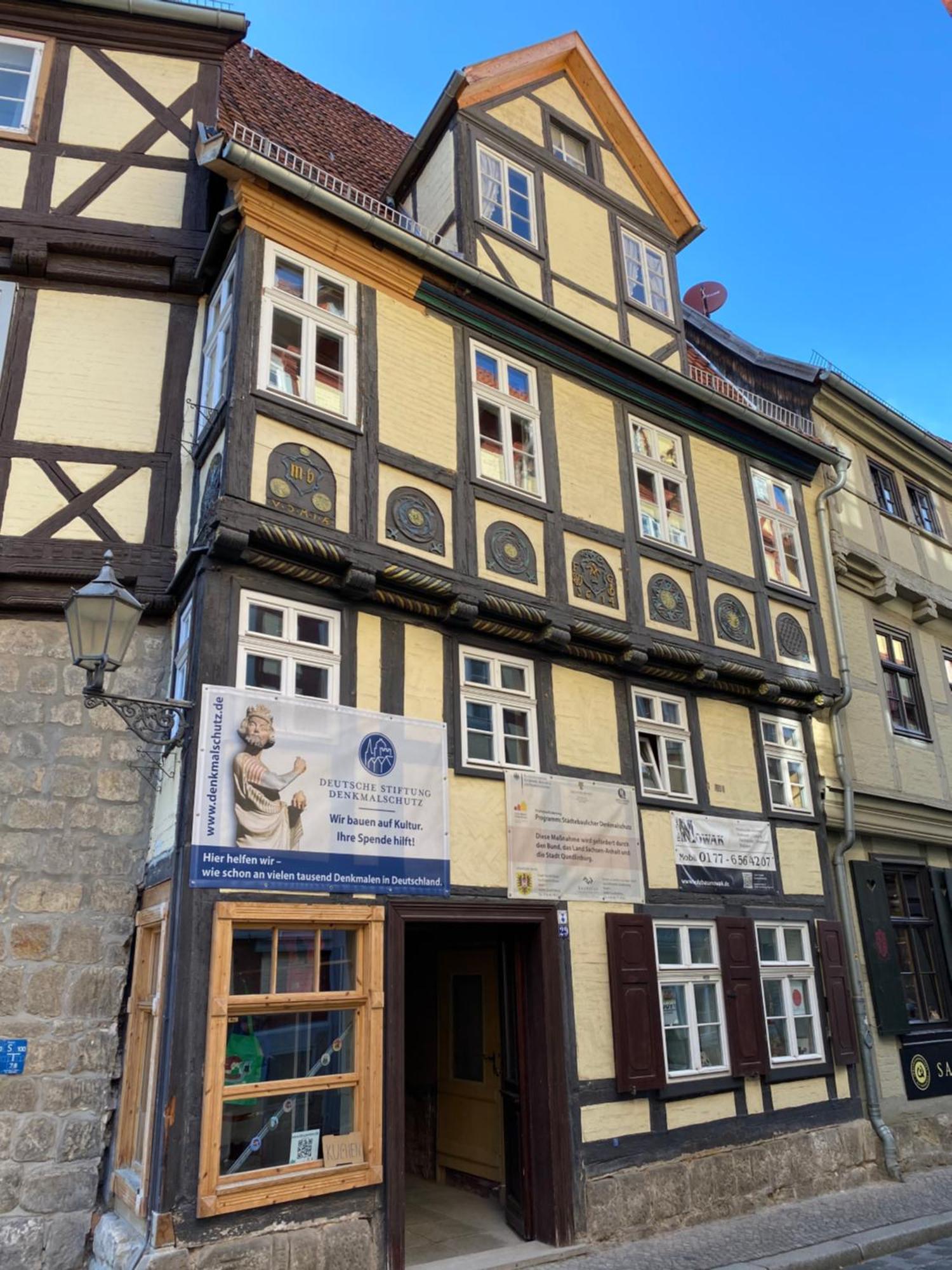 Ferienwohnung Helene Im Einzeldenkmal - Lange Gasse 29 Кведлінбург Екстер'єр фото